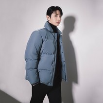 라이트그레이 구스 숏 다운 점퍼 (FDDJX6502)