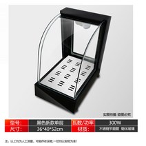 업소용 PC방 미니 편의점 소형 빵 보온 온장고, M 블랙 플랫