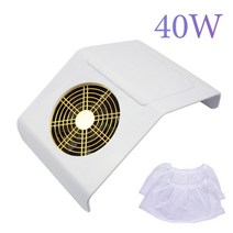 네일 흡진기 네일먼지흡입기 고출력 강력한 흡입 진공 청소기 무료 먼지 봉투 살롱 여러, 858-2a-화이트