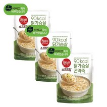 CJ 햇반소프트밀 닭가슴살 곤약죽 병문안음식 간편식 180g 3개, 32세트