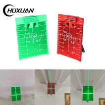 라인 레이저에 적합한 녹색적색 레이저 레벨기용 1pcs 11.5cmx7.4cm 인치cm 레이저 대상 카드 플레이트, 빨간색, 1개