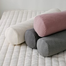 순면 원형 롱쿠션 냉감 모달 인견 피그먼트 바디필로우 긴베개, 피그먼트 원형롱쿠션, 인디핑크 솜포함