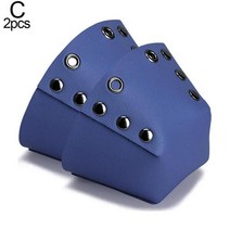 아이스스케이트 1 쌍 롤러 발가락 모자 경비원 가죽 커버 보호대 스포츠 액세서리, BLUE
