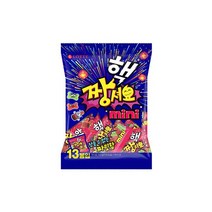 롯데 핵짱셔요 미니 벌크 195g 젤리 탕비실 어린이집 사무실간식 주전부리, 18개