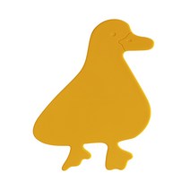 냄비받침 다용도 매트 티코스터, 오리 오리[1개] 식판 사이즈