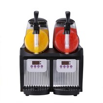 더블 탱크 슬러시 기계 2.5L 아이스크림 메이커 300W 눈 녹는 기계 상업용 스무디 granita 기계 아이스 슬러셔, 01 110V, 01 2.5L x 2