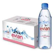 프랑스산 에비앙 천연광천수 먹는샘물 미네랄 워터 500ml x 24팩