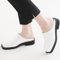나나구두 여성 데일리 스퀘어 유니크 플랫 블로퍼
