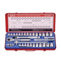 2007821 지니어스 3 8in 핸드소켓세트32pcs GS 332MS, 색상:[색상]본상품