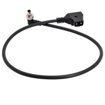 DSLR 장비 전원 V 마운트 안톤 배터리용 D-탭 수-직각 DC 케이블 12V 5.5x2.5mm, 08 DC lock Angled_17 180cm
