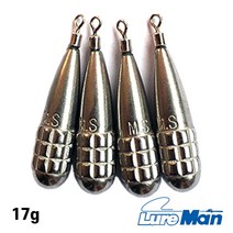 맥스센스 텅스텐 싱커 소용량17g, 17g 대용량, 1개