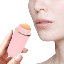 페이스 오일 롤러 얼굴 티존 마사지 모공 기름 흡수 지성 피지 제거 휴대용 컨트롤, 페이스 오일 롤러_블랙