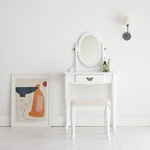 블루밍홈 플로라화장대, 화이트