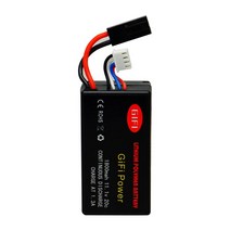 GiFi 전원 업그레이드 11.1V 1800mAh Li-Po 배터리 Parrot AR Drone 2.0 용 교체, 한개옵션0