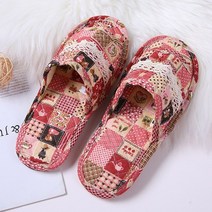 BOFO 이중바닥 더블쿠션 퀼트 거실 슬리퍼 실내화 이중바닥, 더블-19 귀염귀염 패치, 1개