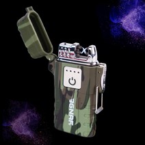 이그나프 플라즈마 전기 라이터 방수 KC인증 USB 충전식 캠핑 낚시 라이타, 밀리터리