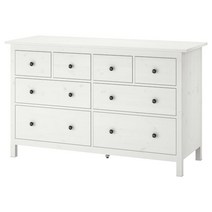 이케아HEMNES 헴네스 8칸서랍장 화이트 스테인 160x