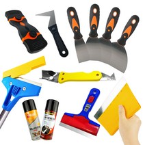 각종 스크래퍼 / 인덕션 바닥 유리창 벽지 청소 스티커 스크레퍼 헤라 끌칼 껌 제거 리무버 해라, 10_파인더헤라 4인치(TL18)