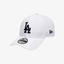 [백화점매장 정품출고] 뉴에라 엠엘비 야구모자 볼캡MLB 블랙 온 화이트 LA 다저스 볼캡12836270