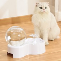 USB 고양이 물 분수 개 디스펜서 필터 자동 급수기 스테인레스 스틸 애완 동 336cEA5b7, 01 White
