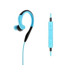 [RA†]스포츠 이어폰 헬스.런닝용 POWERTEEN R100 (블루) 헬스용 용이어폰 귀걸이형 운동용 런닝용 방수 이어셋▨_ea, ☆탁월한선택, ε본상품ε