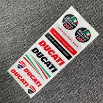 3M 소재 고 반사 헬멧 Motorcross Motorbike Decals Ducati CORSE 용 이탈리아 국기 스티커 8CM x 20CM, 03