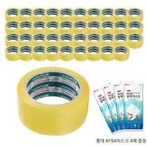 금성 투명 박스테이프 80M, 40개