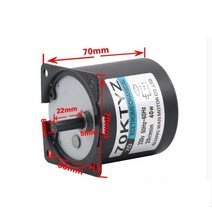 감속 기어 모터 속도조절 220V AC 40W 저속 기어드 모터 70KTYZ 영구 자석 동기 가변 방향 고 토크 저소음, 01 2.5 분당회전수