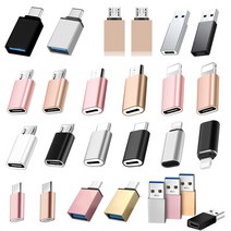 (슈퍼그린) C타입 변환젠더 다양한 젠더 USB3.0 OTG 5핀8핀, 6-1 : C타입(암)▶8핀(수) - 블랙
