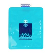 ( 대 한 ) 아이스팩 반제품( 대 16 x 23 ) 100개, (DAE HAN) Blue 젤 반제품