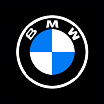 그린텍 BMW 전용 글라스 도어로고램프 B타입 2p, BMW 로고(무변색 렌즈), 1세트