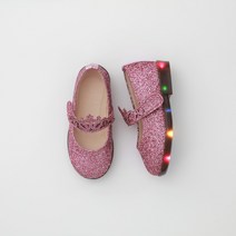 라스텔라 크라운 LED 여아 구두