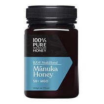 Pure New Zealand 뉴질랜드 마누카 꿀 mgo 50+ 500g, 17.6온스(1팩)