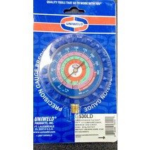 r22냉매 게이지 냉장 R22 R410a R404a -30 ~ 500 파란색 로우 사이드 2.5