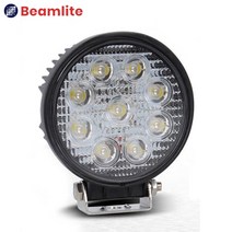 써치라이트 LS27 LED 전조등 차량 선박 DC 12V 24V 27W 방수 2500루멘, 확산형(60도)