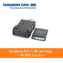 Tandberg RDX 1TB Cartridge + WORM Solution/외장드라이브/테이프/백업/랜섬웨어/텐드버그/USB3.0