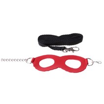 실용적 조끼 leash 하네스 조절 가능한 작은 동물 하네스 로프 산책로 야외 토끼 Gerbils 마우스 기니피그를위한 리드, 빨간색