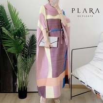 플라라 플라라 (77까지)그레이프플리츠원피스_PK2MOP061C