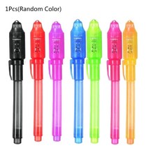 마법의 잉크 펜 보이지 않는 잉크 펜 UV 조명 머니 체커 파티 용품