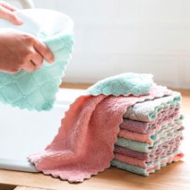 쏘쏘데일리 다용도 극세사 양면 벨벳 만능행주 주방타올 수세미 빨아쓰는 행주