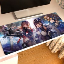 승리의 여신 Nikke 게임 승리의 여신 니케 캐릭터 굿즈 마우스패드 장패드II, 900x400mm, 3mm, B, 1개