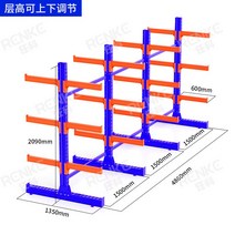 중량랙 선반 창고 앵글 철제 조립식 물류창고 산업용 공장 적재 파렛트, L4860xW1350xH2090x4층양면