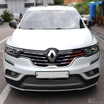 [JS AUTOMOTIVE] 2016~2019연식 QM6 삼색 그릴커버 데칼스티커 튜닝 몰딩 익스테리어 라인 국기랩핑지 가드 자동차 용품, 독일(운전석)