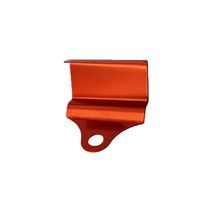 3 In 1 LED 오토바이 전자 시계 디지털 디스플레이 전압계 시계 IP67 방수 방진 다채로운 온도계, 08 Orange Holder