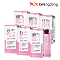광동 먹는 엘라스틴 저분자 피쉬콜라겐 15포 6박스, 300g, 6개