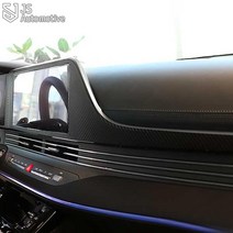 JS automotive 더뉴그랜저 네비게이션 패널 마스크 스티커 커버 기스방지 카본 몰딩 랩핑 자동차 차량 실내 인테리어 용품, 펄퍼플