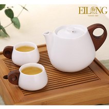 대만 일롱 도자기 다도 다기세트, 3종