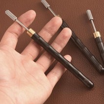 가죽공예 엣지코트 약칠기 기리메도구 기리메롤러 엣지코트도구 핸드메이드, 단품, 1개