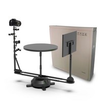 전문가용 360 ° 파노라마 회전 사진 부스 DSLR 카메라 비디오 촬영 턴테이블 각도 높이 조절 가능, 01 Manual Honeycomb Box