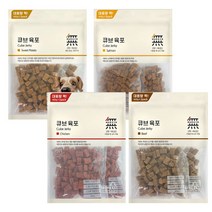 무마진 큐브육포 고구마 400g x4개 곤충단백질 애견간식, 단품